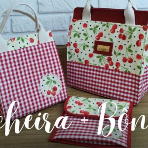 Lancheira Térmica Tal Mãe Tal Filha + Porta Lanchinho ( Bônus )