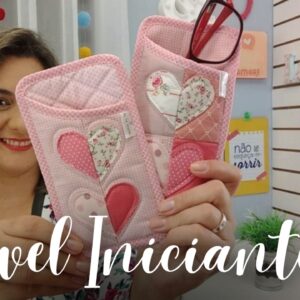 Porta Óculos com Retalhos